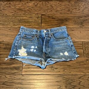 Re/Done Originals High Rise Shorts Size 26